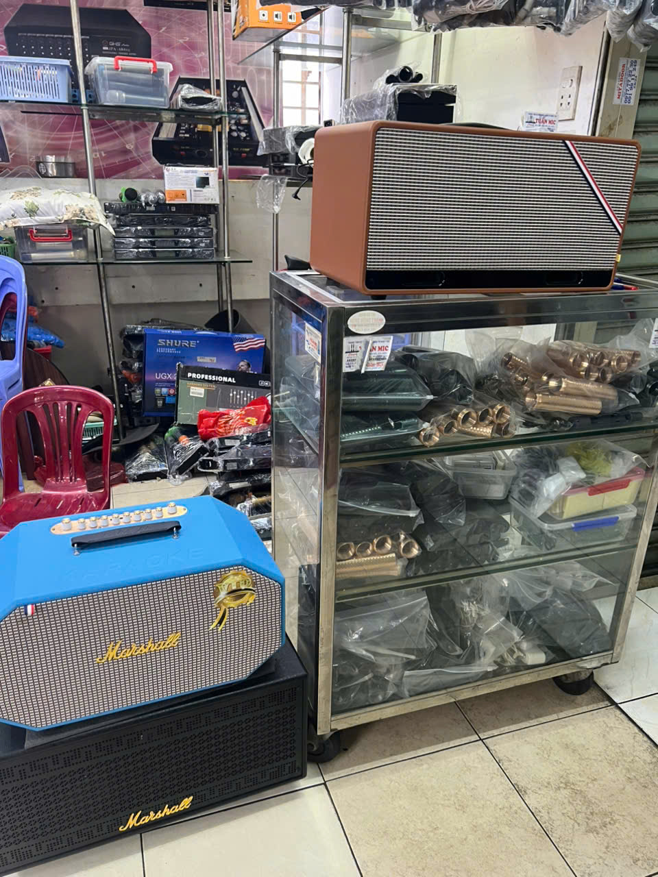 Micro và loa kẹo kéo 15